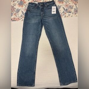 H&M Women's Straight Leg Blue Jeans